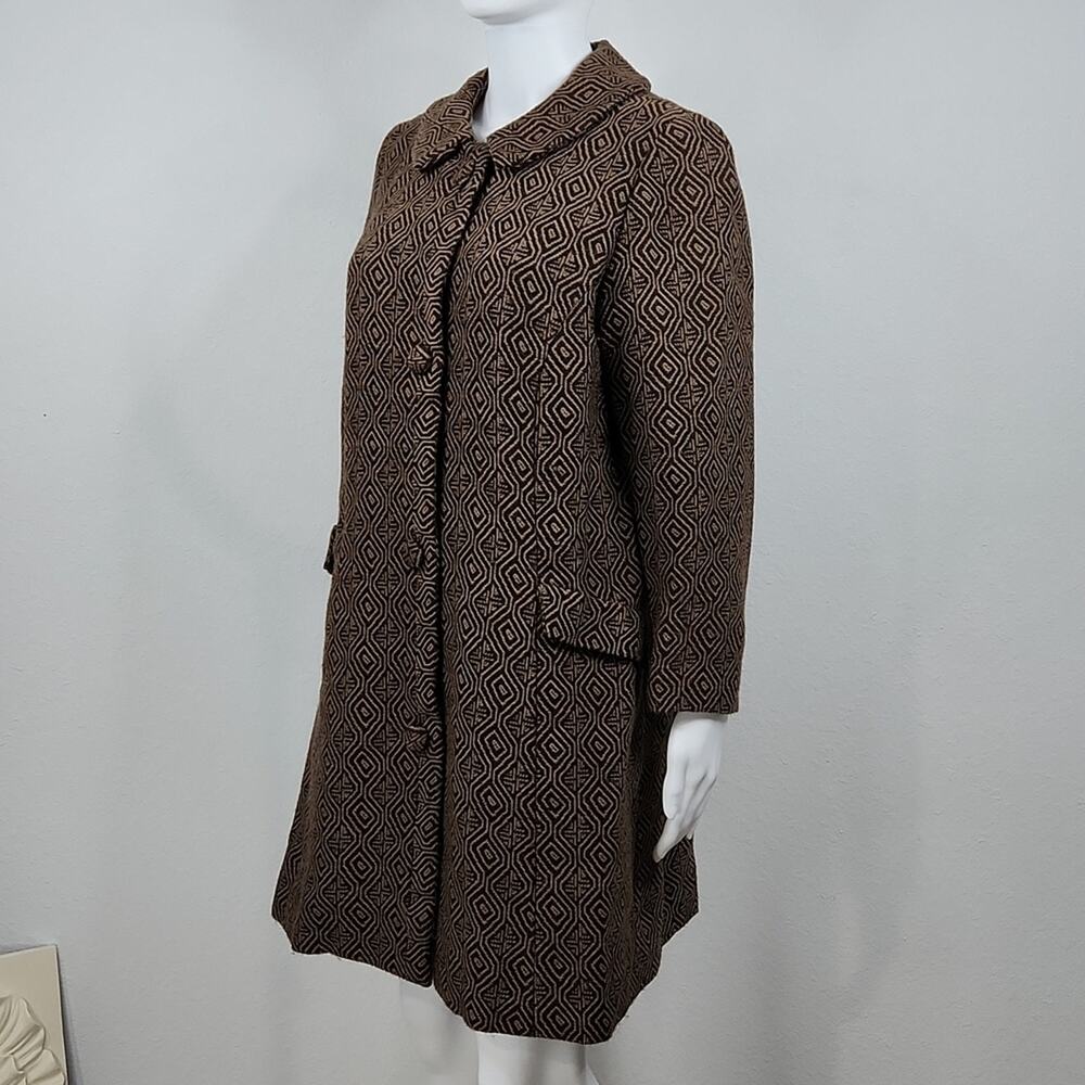 Vintage Wool Coat Size Large - Picture 2 of 10
